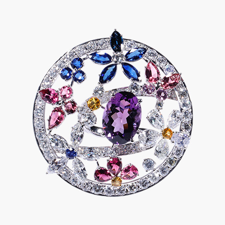 Paradise Bloom Amethyst Ring